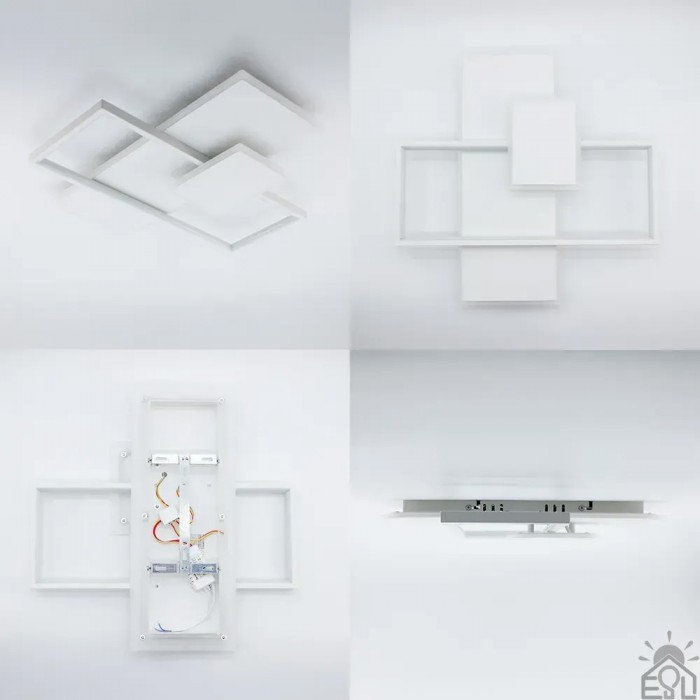 Люстра LED LAMPARAS 90W 3L-SMART-510x510x58-WHITE-220-IP20(10560) ESLLSE		