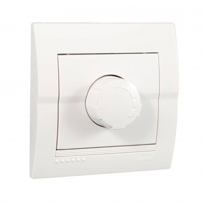 Світлорегулятор 800 Вт білий Lezard Deriy 702-0202-115