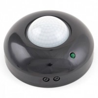 Датчик руху стельовий, накладний, 360°, чорний. THE LIGHT TL 8000 