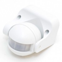 Датчик руху настінний, накладний, 180°, білий. THE LIGHT TL 8002