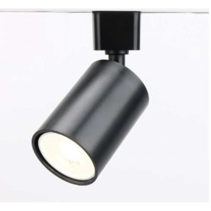 Світильник трековий точковий циліндр поворотний GU10, чорний,THE LIGHT TL 4069