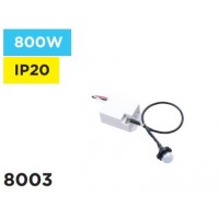 Датчик руху меблевий, врізний 120°/360°, білий. THE LIGHT TL 8003